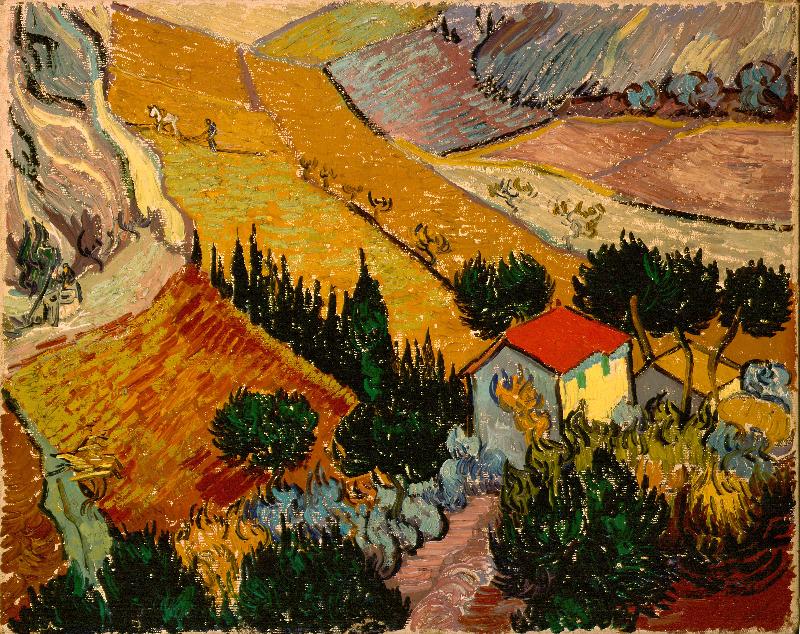  Landscape with House and Ploughman